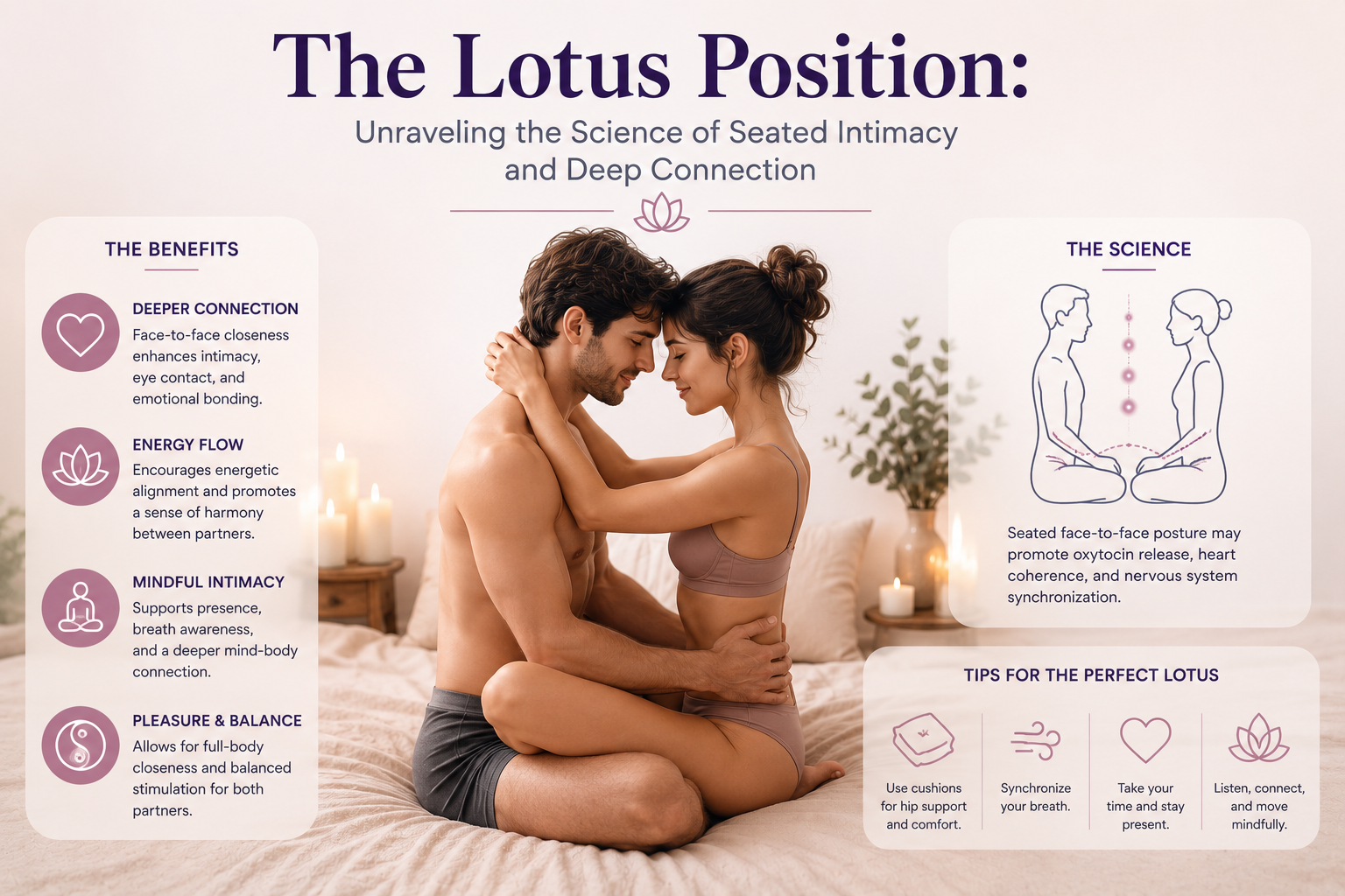 The Lotus Position: Unraveling the Science of Seated Intimacy and Deep Connection