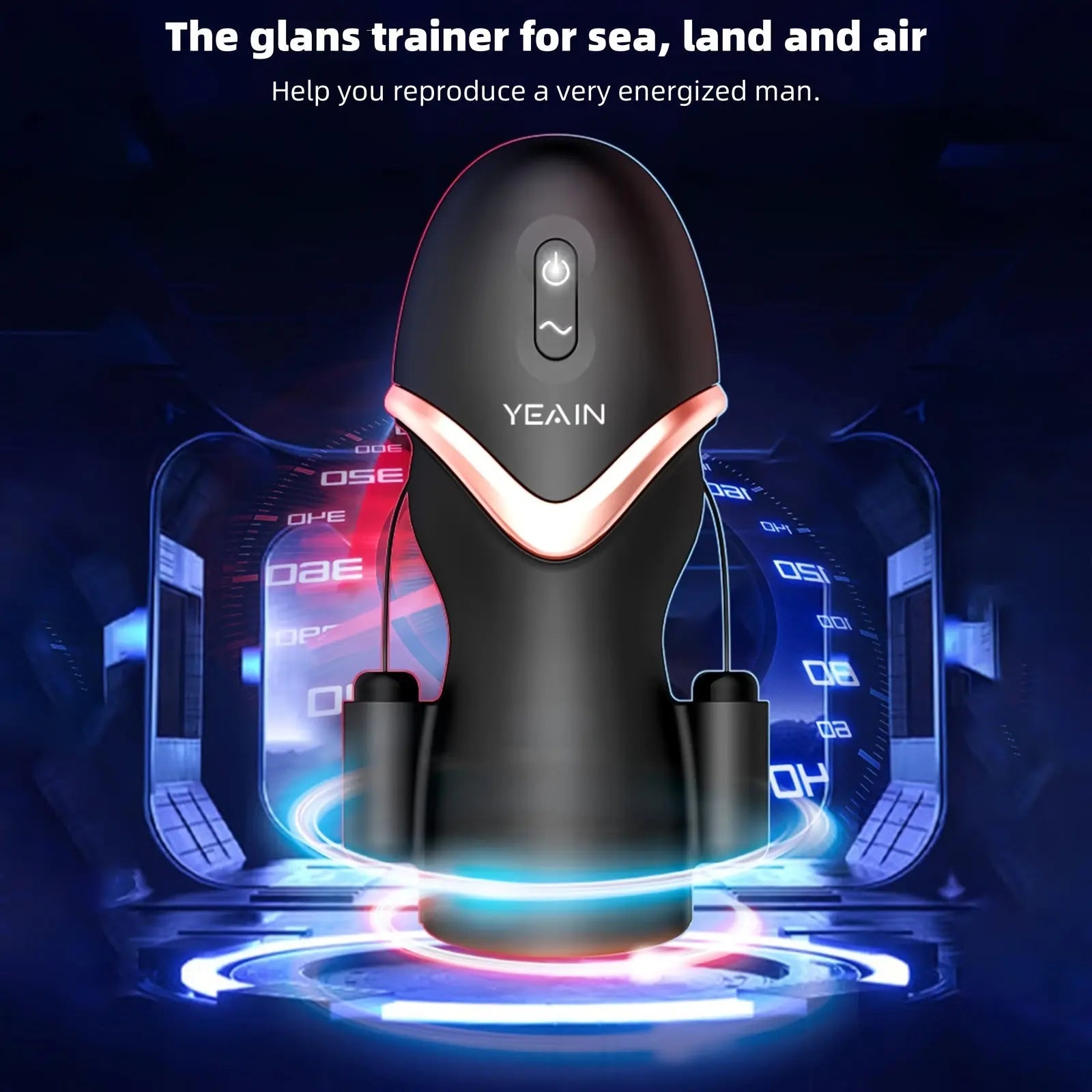 10 Frequency Vibrations Glans Training Glans Vibrator Male Masturbator Automatic Hands-free Sweetstoy