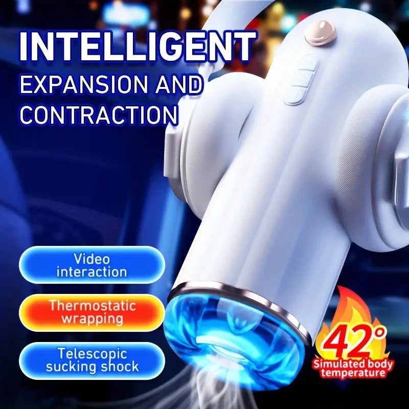 Automatic Male Masturbation Cup Heating Function & 10 Strong Vibration Modes Sweetstoy
