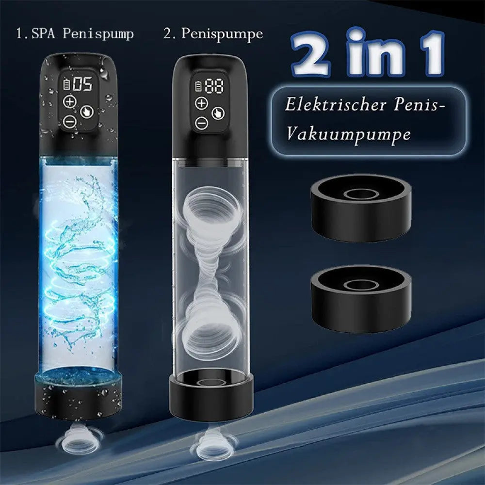 Waterproof Electric Penis Pump with 5 Suction Levels Sweetstoy