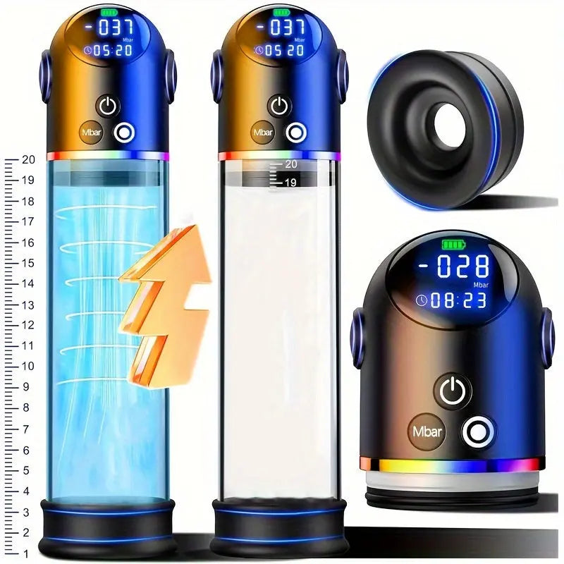 Electric Penis Pump with 4 Suction Modes & Digital Display Sweetstoy