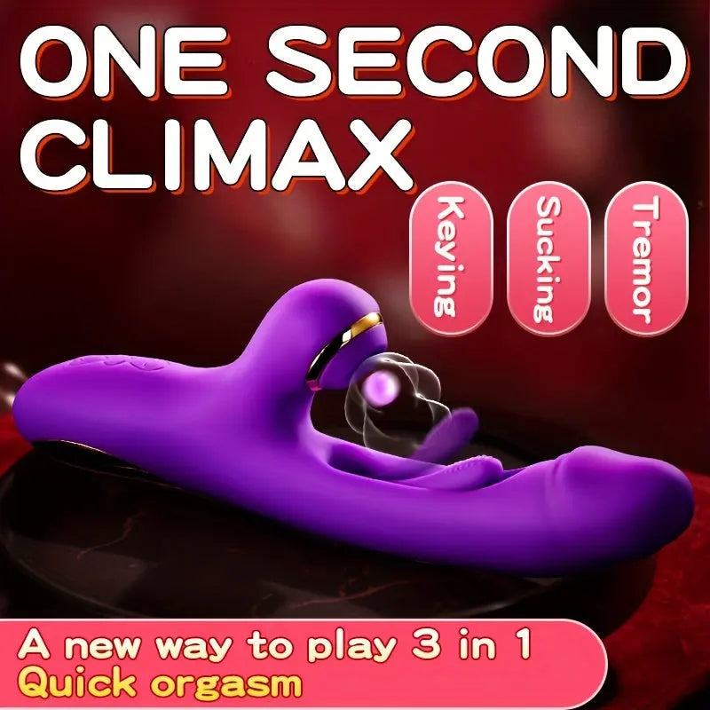 Automatic G-spot Vibrator Clitoral Stimulator 7 Frequency Vibration + 7 Frequency Pull Sweetstoy