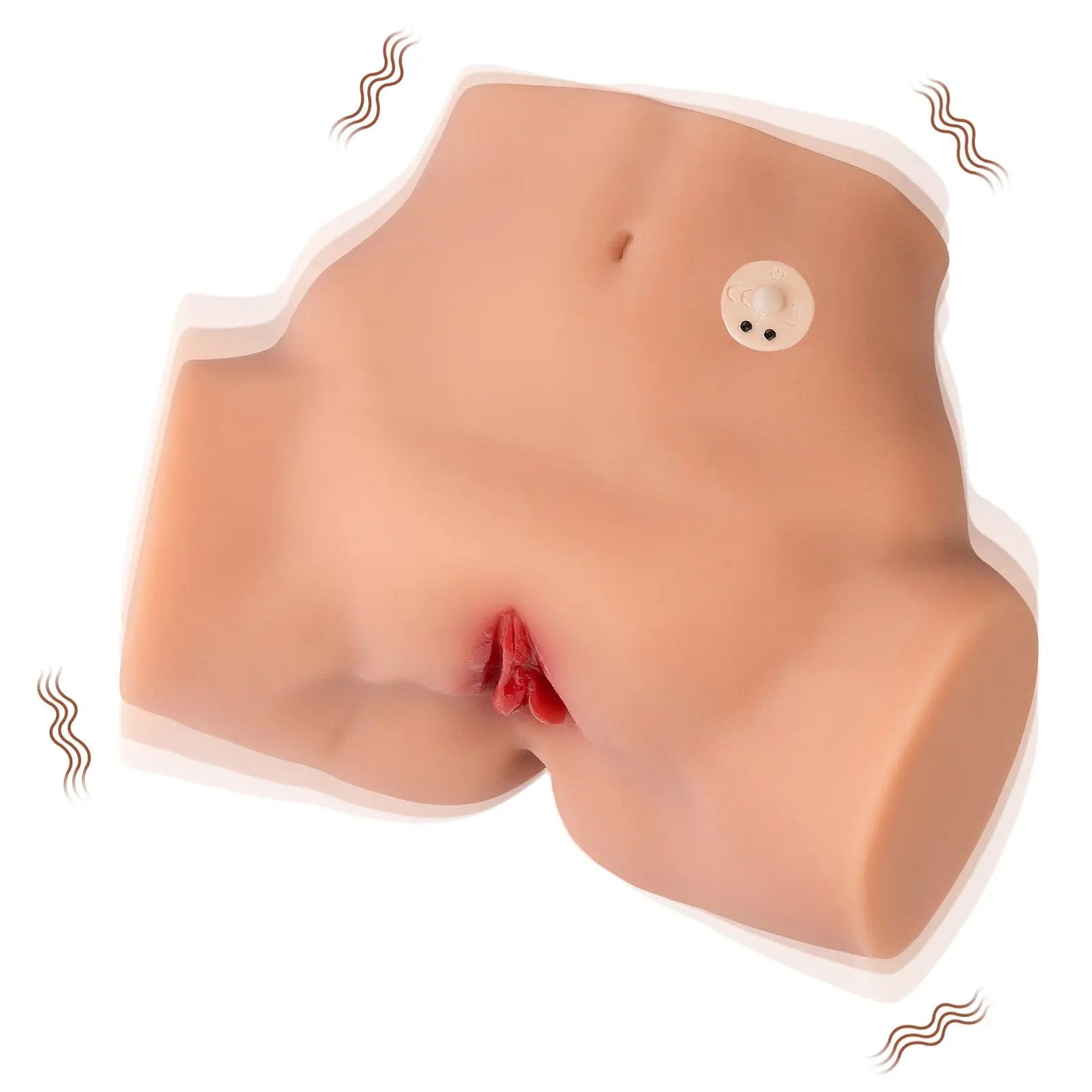 6.39lb wine and wheat color electric butt 3 speeds and 7 frequencies My Store