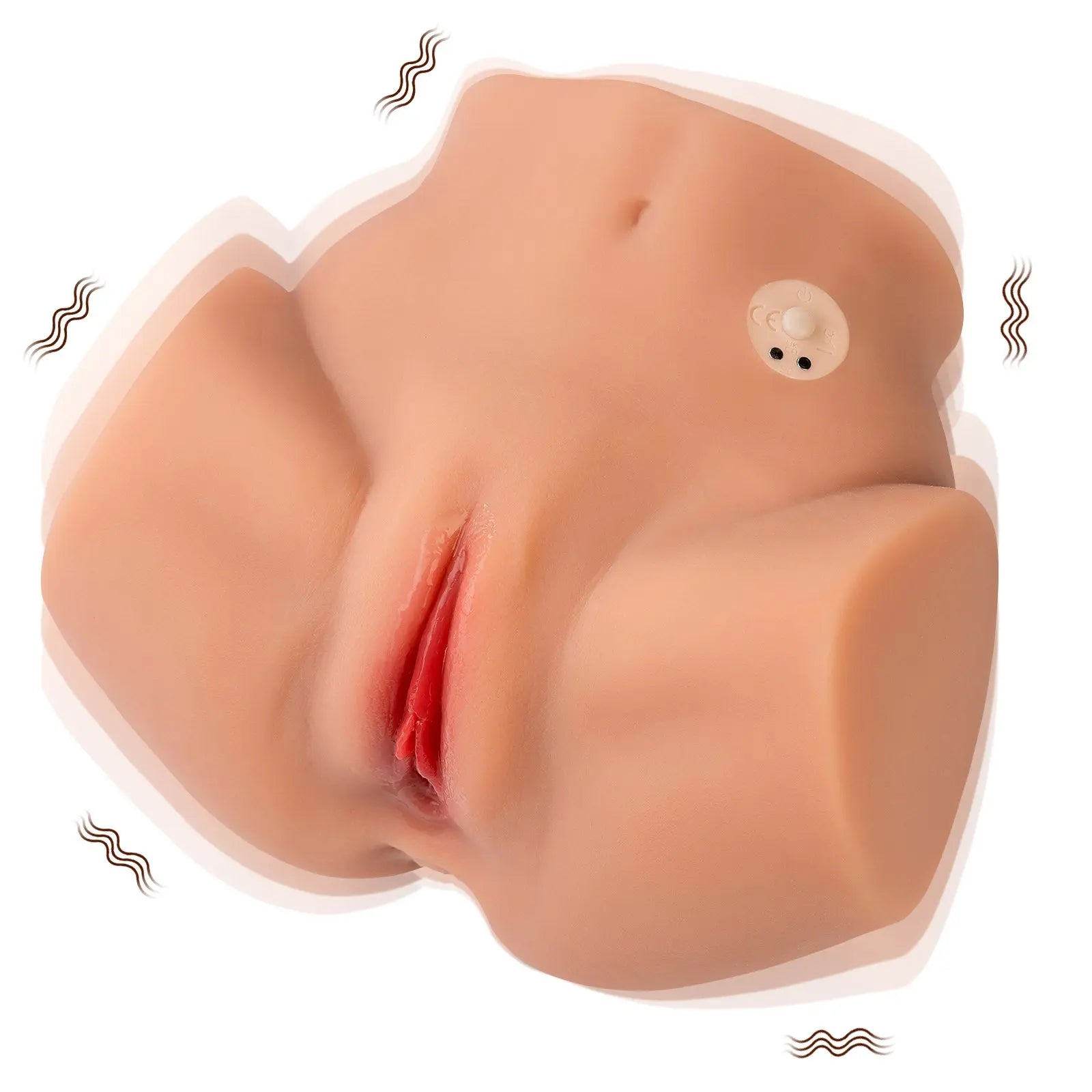 4.4lb electric realistic butt 3 speeds and 7 frequencies dual channel My Store