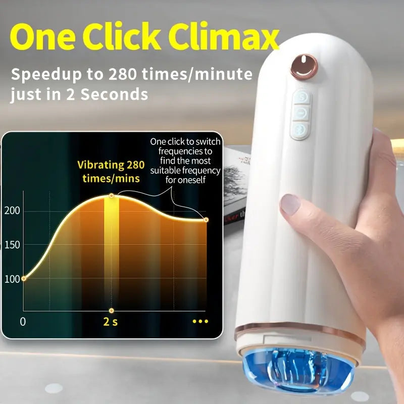 Automatic Male Masturbation Cup Heating Function & 10 Strong Vibration Modes Sweetstoy