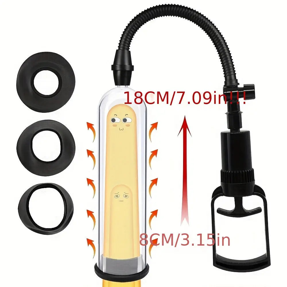 Manual Penis Pump Negative Pressure Vacuum Pump Increases Thickening Men's Penis Trainer Sweetstoy