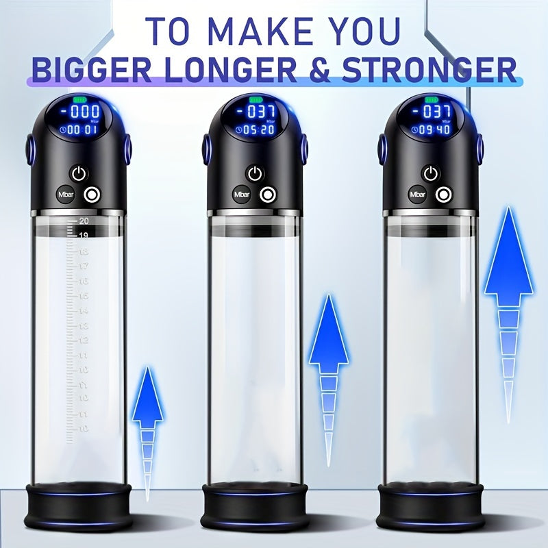 Electric Penis Pump with 4 Suction Modes & Digital Display