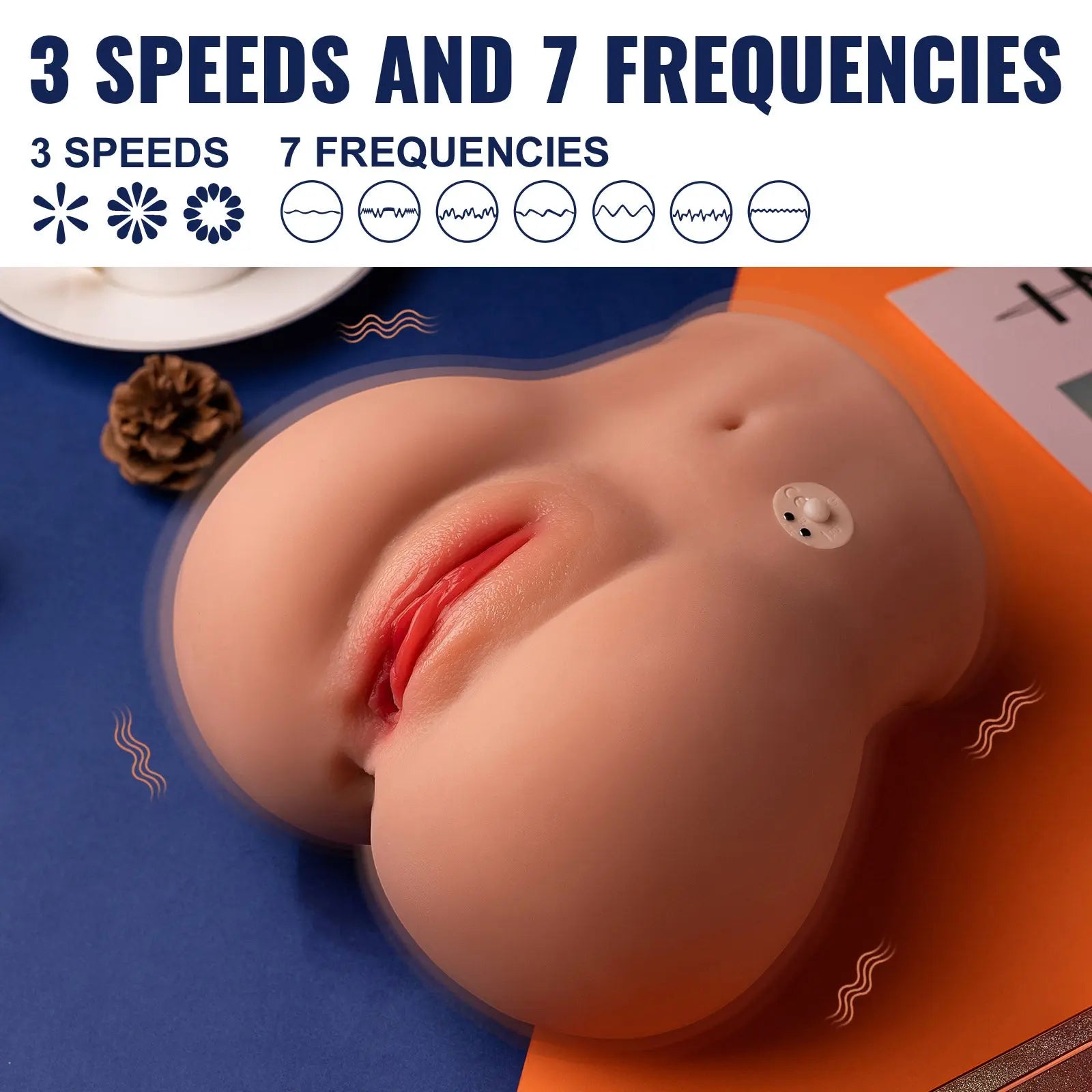 4.63lb realistic fat butt electric 3 speed & 7 frequencies My Store