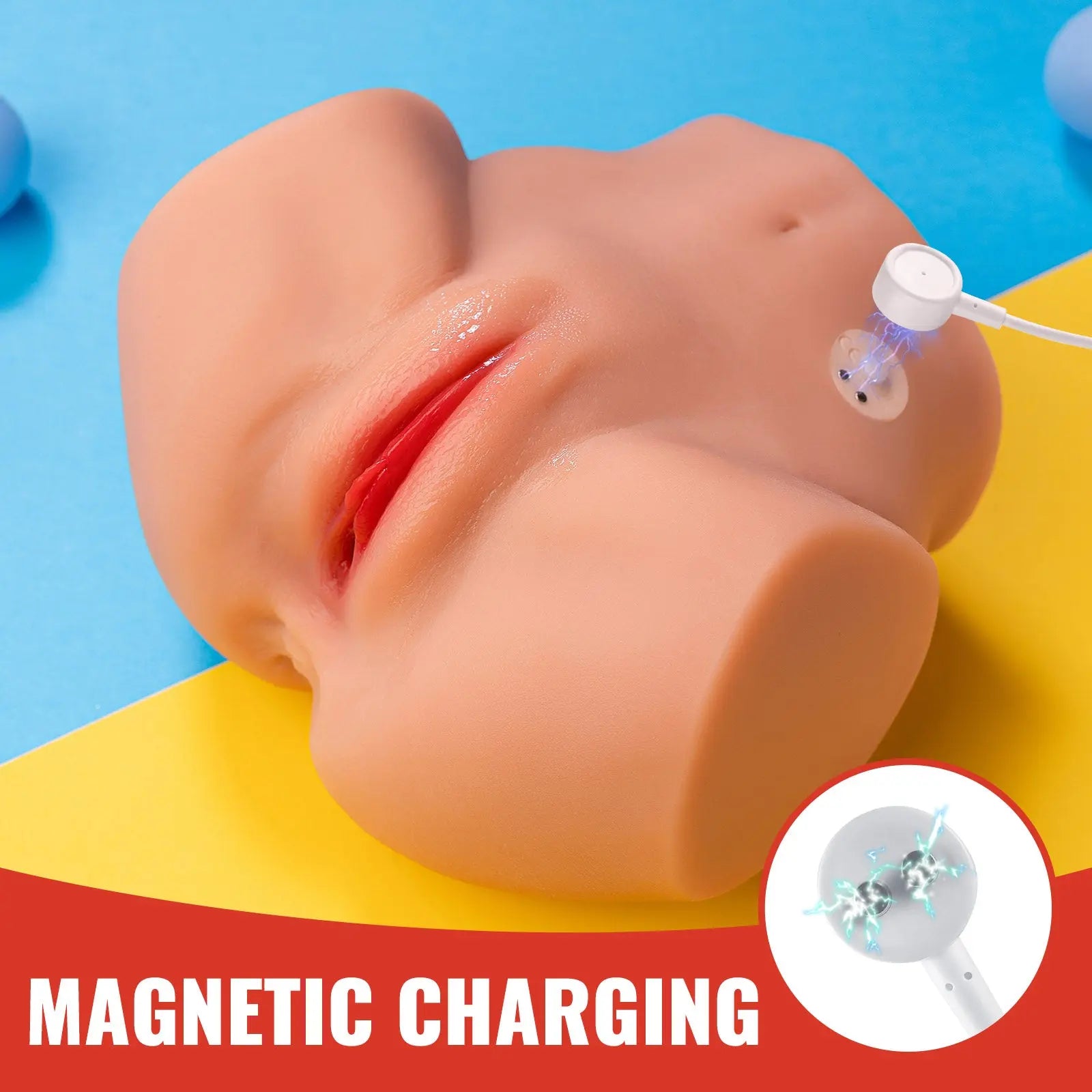 4.4lb electric realistic butt 3 speeds and 7 frequencies dual channel My Store