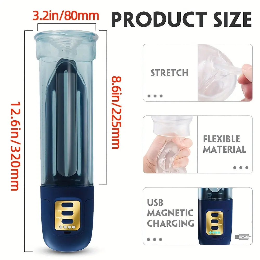 Automatic Penis Pump Vacuum for Man 4 Modes Suction Sweetstoy