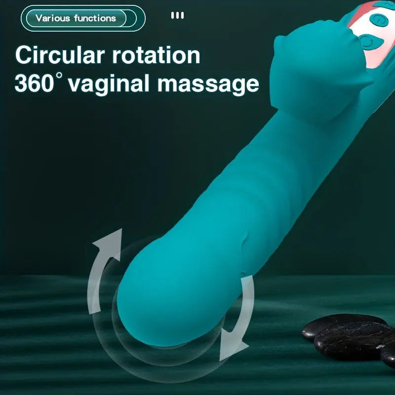 Sucking Vibrator Thrusting Dildo For Women 36 Sucking Modes & 3 Thrust Modes Automatic Heating G-Spot Vibrators Adult Sex Toy For Women & Couples Sweetstoy