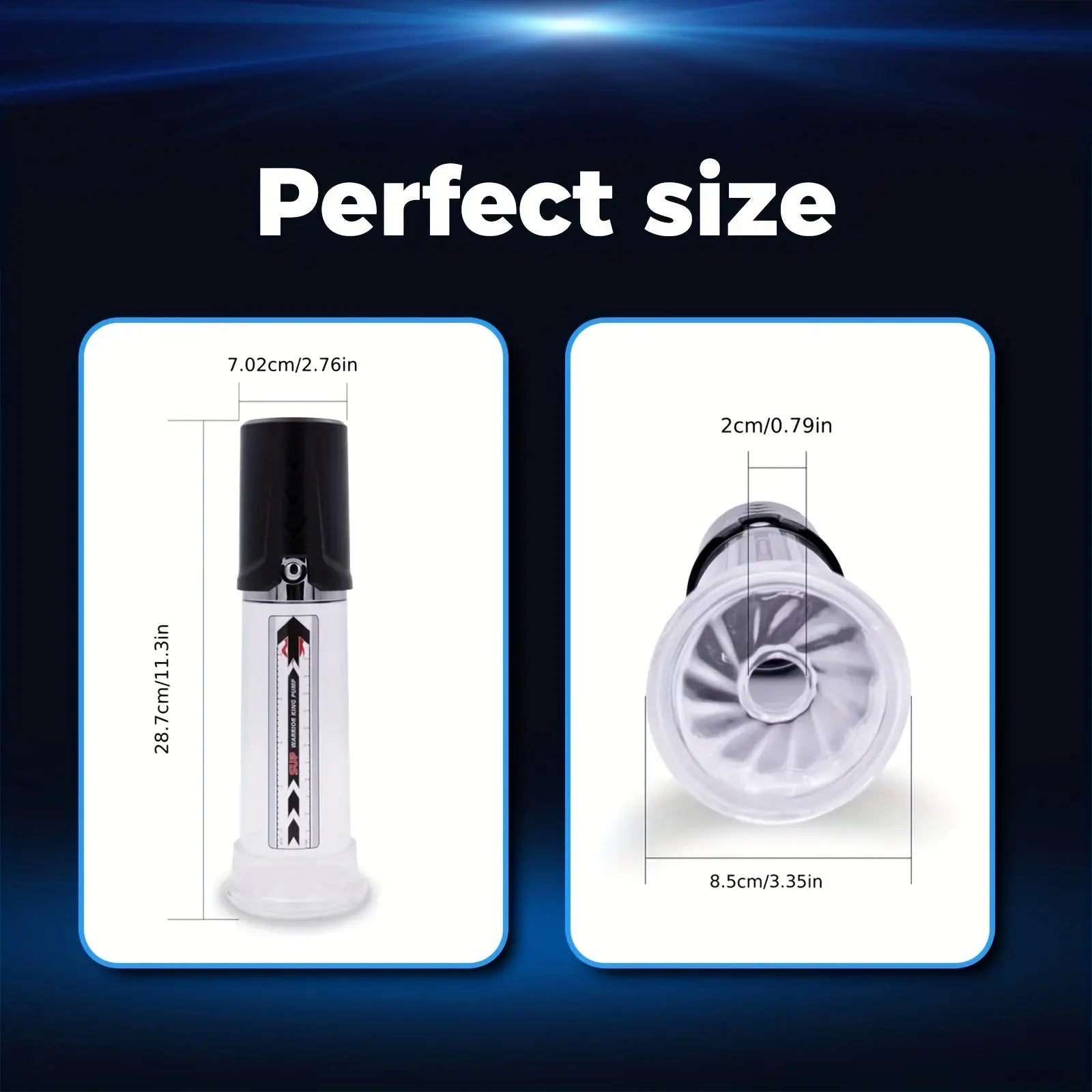 Male Penis Pump Penis Manual Negative Pressure Vacuum Erection Aid Sweetstoy