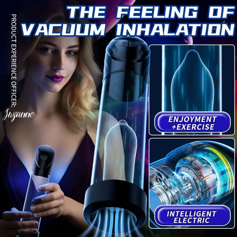 Electric Vacuum Penis Pump Male Penile Erection Training Sex Toy Sweetstoy