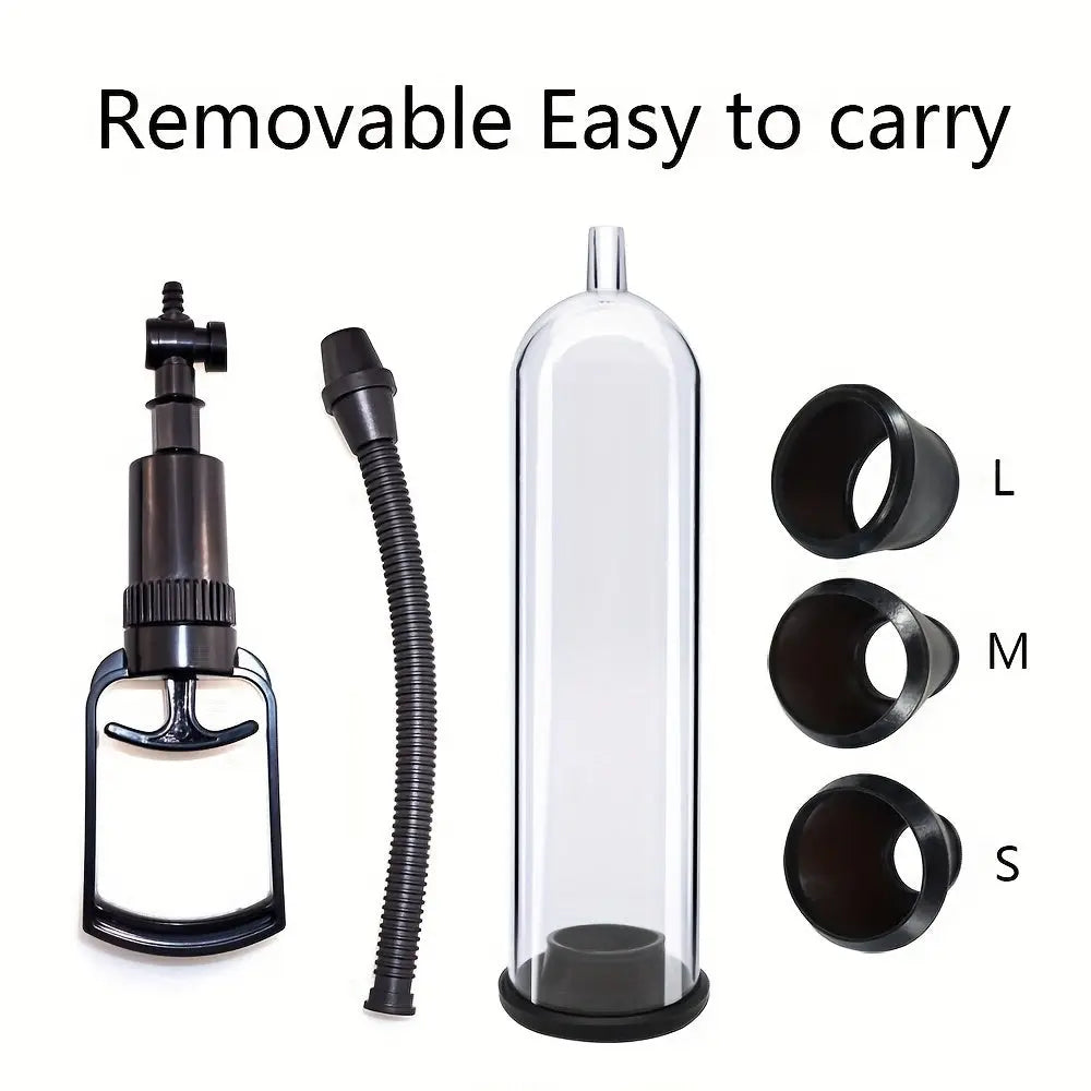 Manual Penis Pump Negative Pressure Vacuum Pump Increases Thickening Men's Penis Trainer Sweetstoy