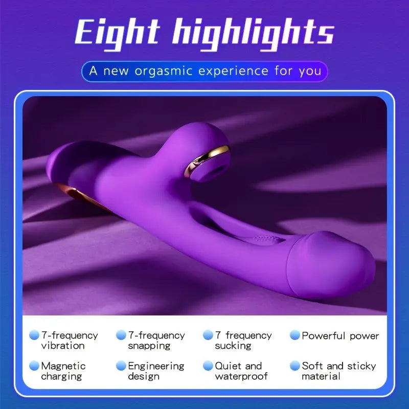 Automatic G-spot Vibrator Clitoral Stimulator 7 Frequency Vibration + 7 Frequency Pull Sweetstoy
