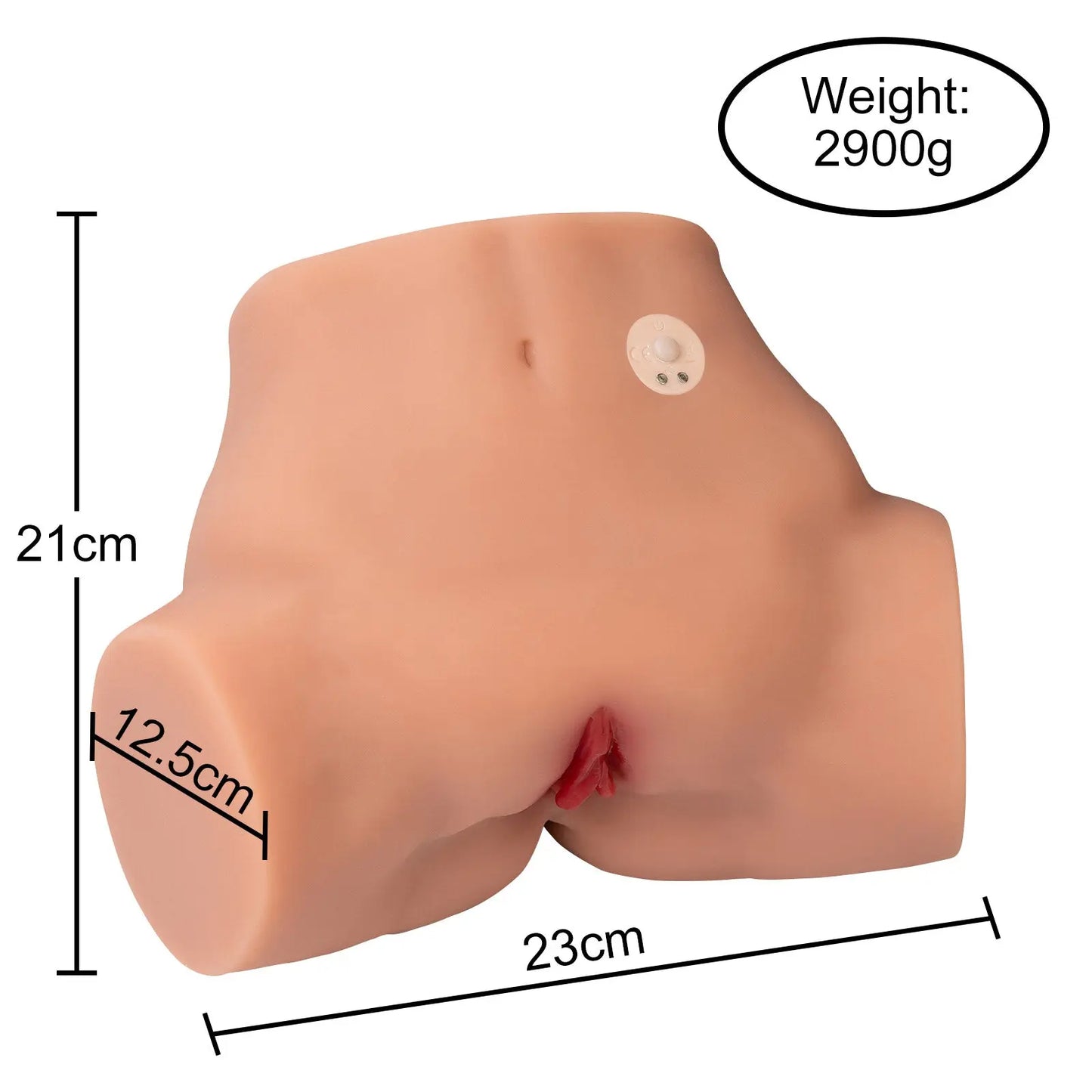 6.39lb wine and wheat color electric butt 3 speeds and 7 frequencies My Store