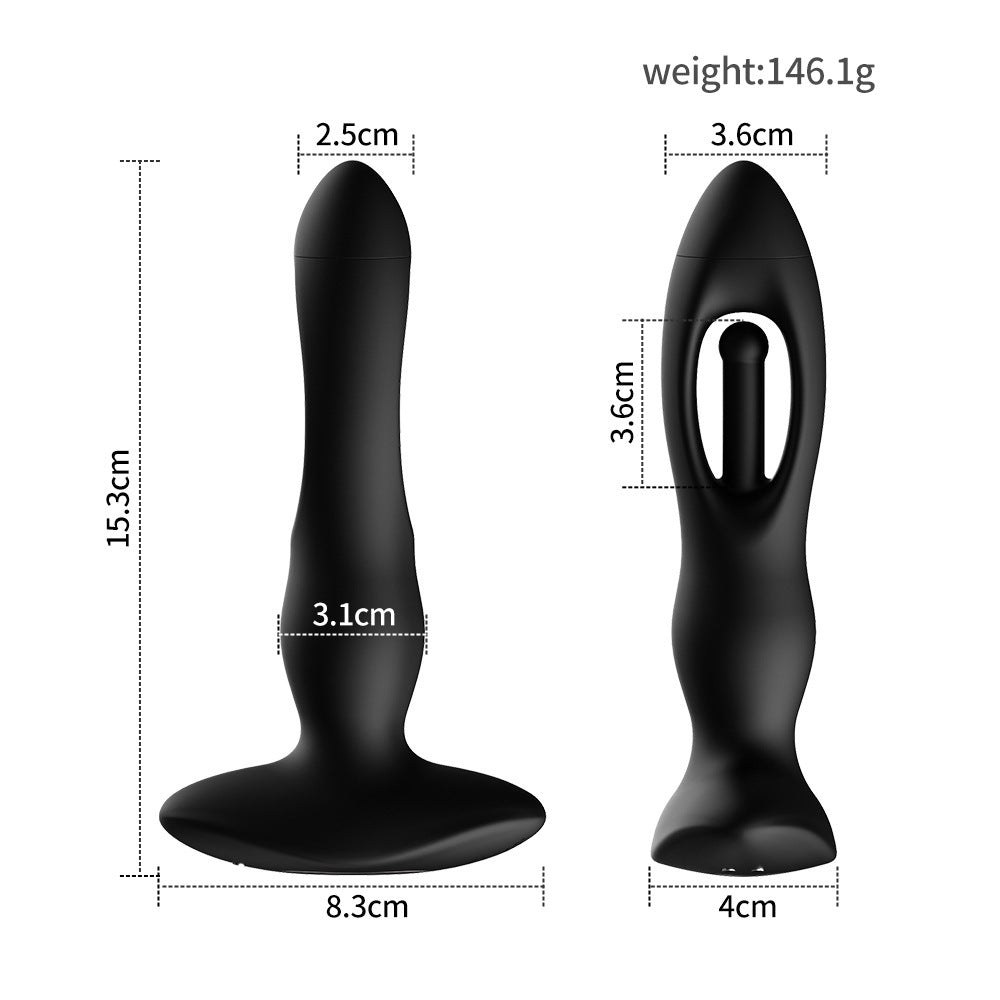 Anal plug, wireless remote control swing vibration massager, prostate orgasm masturbation silicone anal plug Sweetstoy
