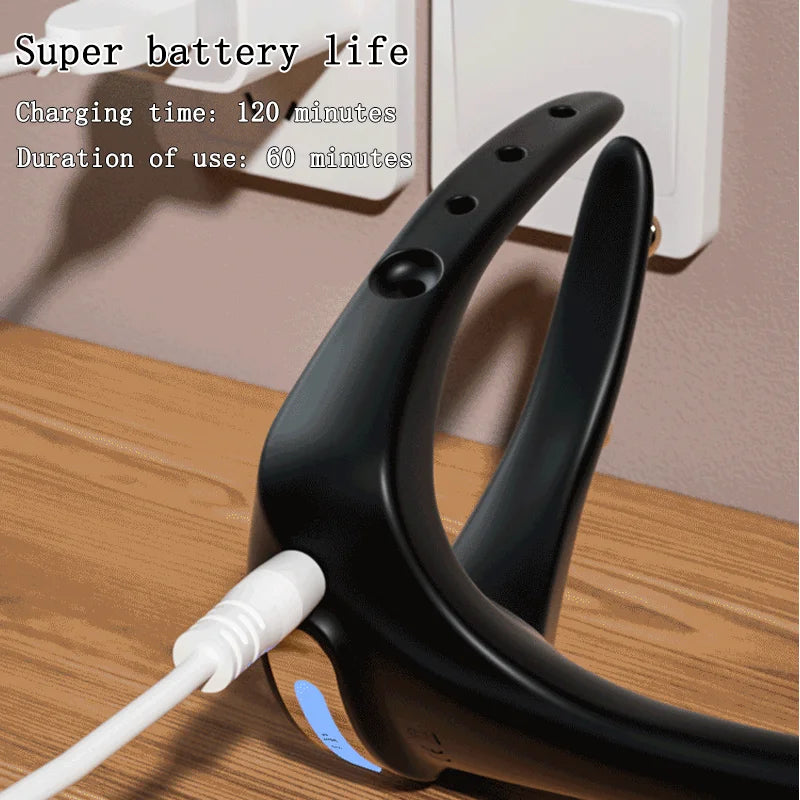 Penis Ring Vibrator: Enhances Erection, Delays Ejaculation, Prostate Massage, Anal Stimulation.