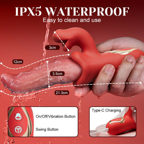 Deep Wriggle – Couples Licking & Swing Vibrator for Endless Female Pleasure