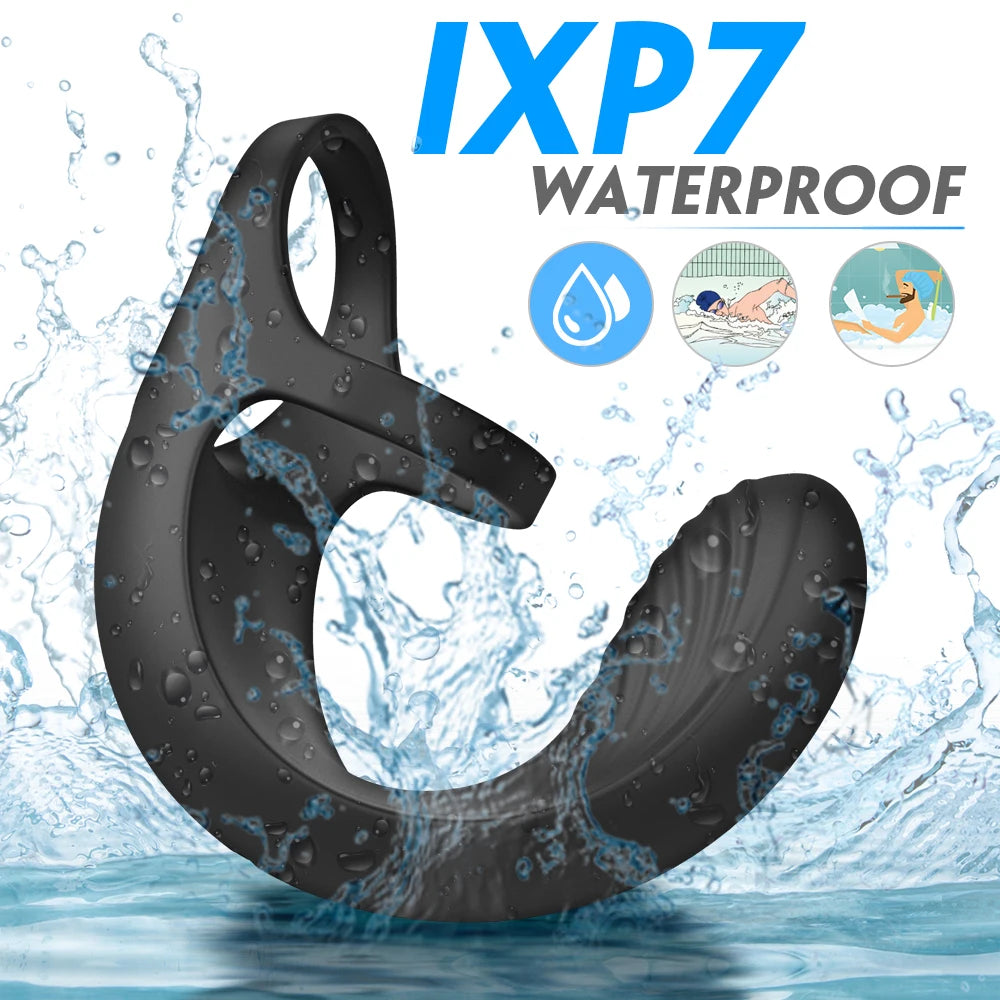 Anal Vibrators for Men 9 Modes Vibrating Prostate Massager with Cock Ring