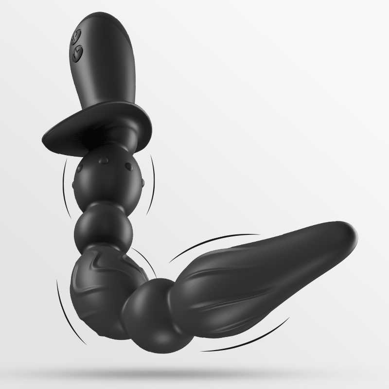 10 Vibrating Modes Rechargeable Anal Beads Medical Silicone Anal Vibrator Sweetstoy