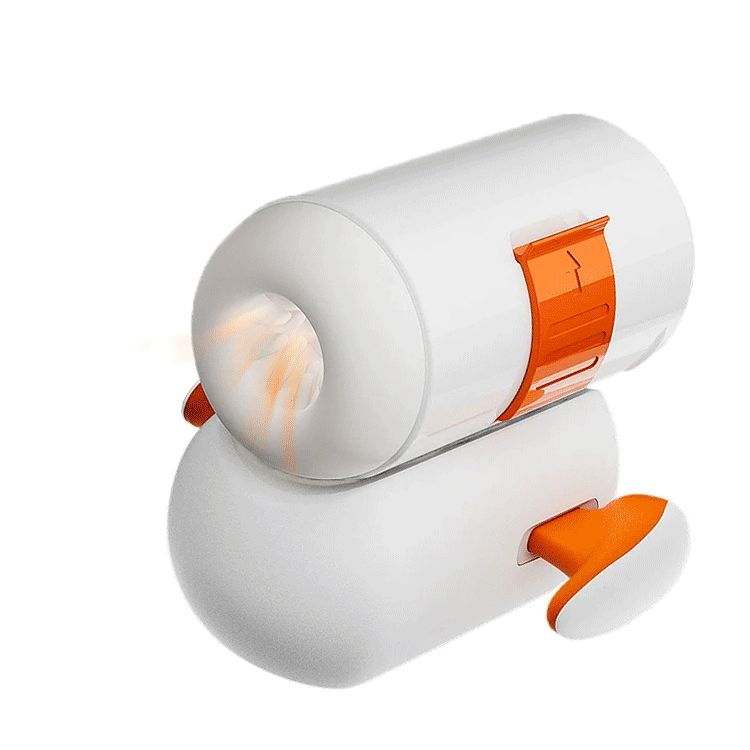 Flying Man 8-frequency Telescopic Vibration Heating Masturbation Cup With Handle Sweetstoy