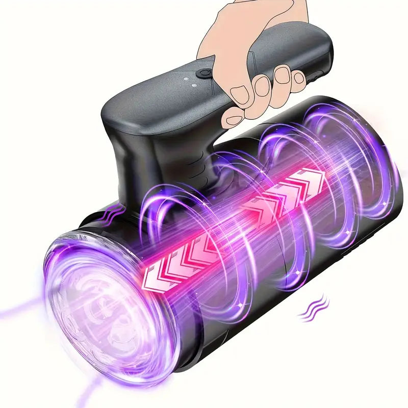 2 in 1 Automatic 5 Retractable 3 Swivel Male Masturbator Sweetstoy