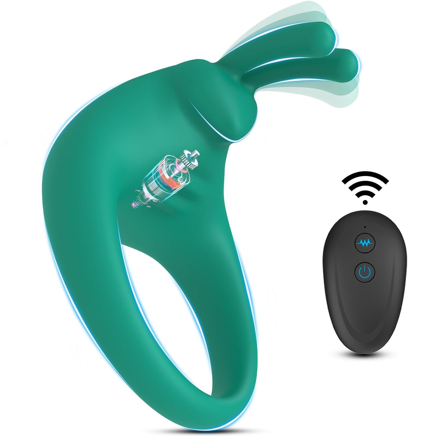 Penis Ring Vibrator Wireless Remote Control Clitoris Stimulation Delay Ejaculation Enlargement Erection For Men