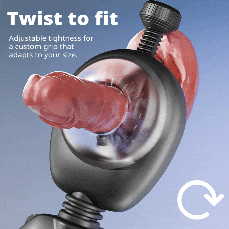 Lust Gear - Wearing Masturbation Cup 9 Vibrating & 9 Thrusting Modes