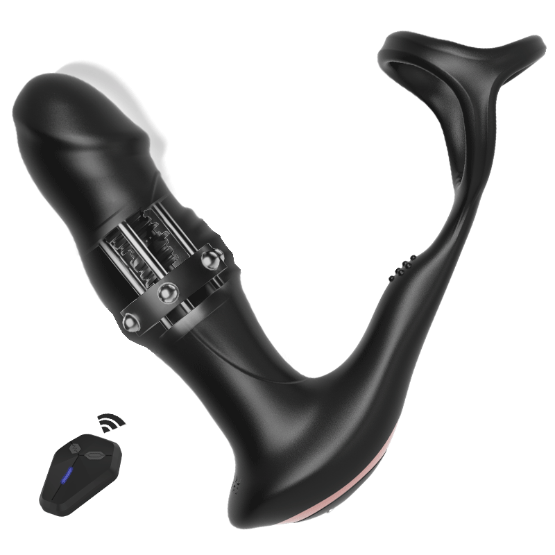 Remote-Controlled Vibrating Prostate Massager with Multi-Motion Stimulation