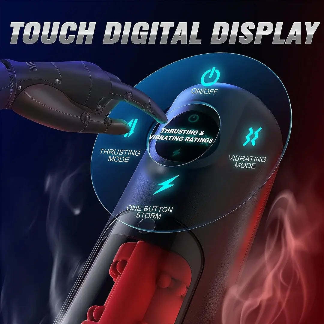 Griffin – Advanced Male Masturbator with LCD and 8 Unique Vibration & Thrust Modes Sweetstoy