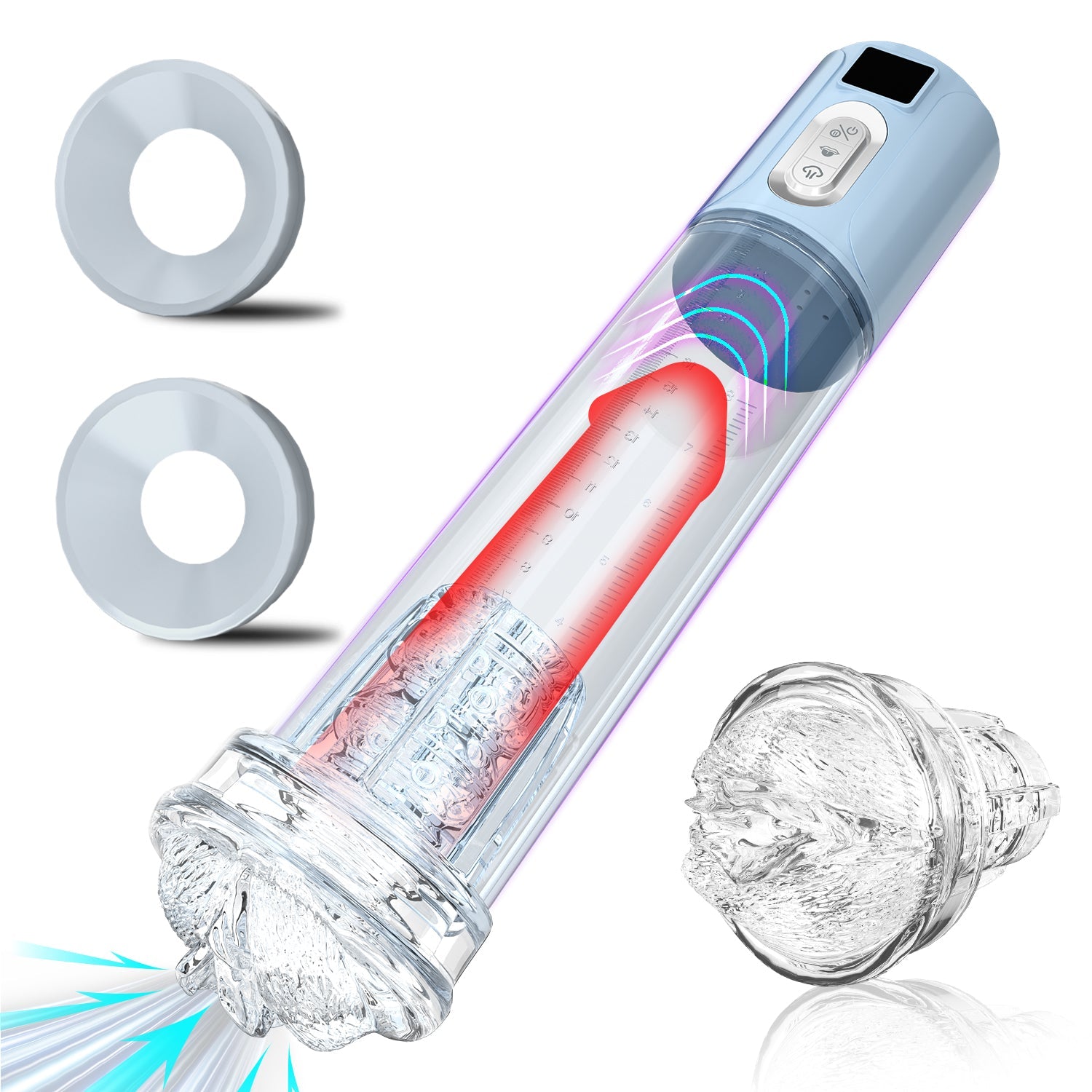 Super Sucking Water Spa Penis Pump – Boost Size, Thickness & Firmness Naturally