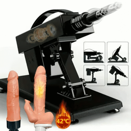 Sweetstoy - Automatic Heating Swinging Vibrating Sex Machine with Dildo 7.87inch