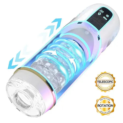 10 Frequency Telescopic Rotating Intelligent Articulation Masturbation Cup Sweetstoy