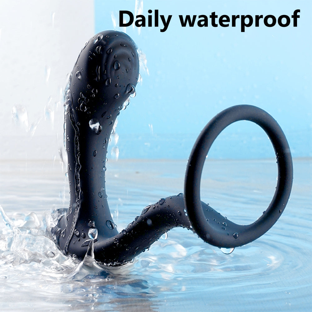Greedy Finger Male Vibrating Clip Prostate Massager With Cock Ring Sweetstoy