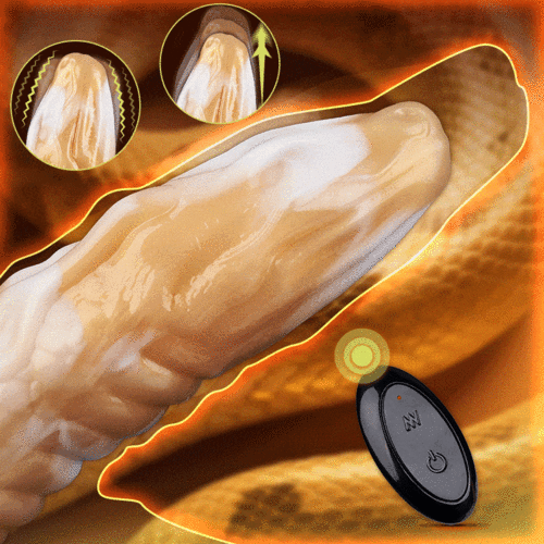 9.25inch  Silicone Monster Dildo 10 Thrusting & Vibrating Modes