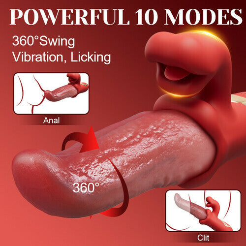 Deep Wriggle – Couples Licking & Swing Vibrator for Endless Female Pleasure