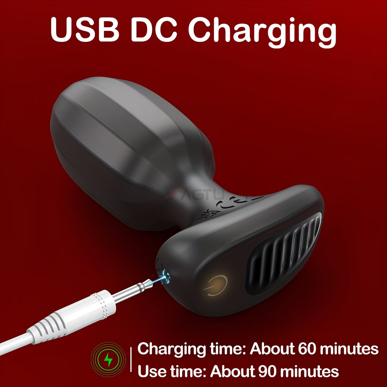 App-Control Vibrating Anal Plug with 9 Modes for Prostate Massage (Men & Women)