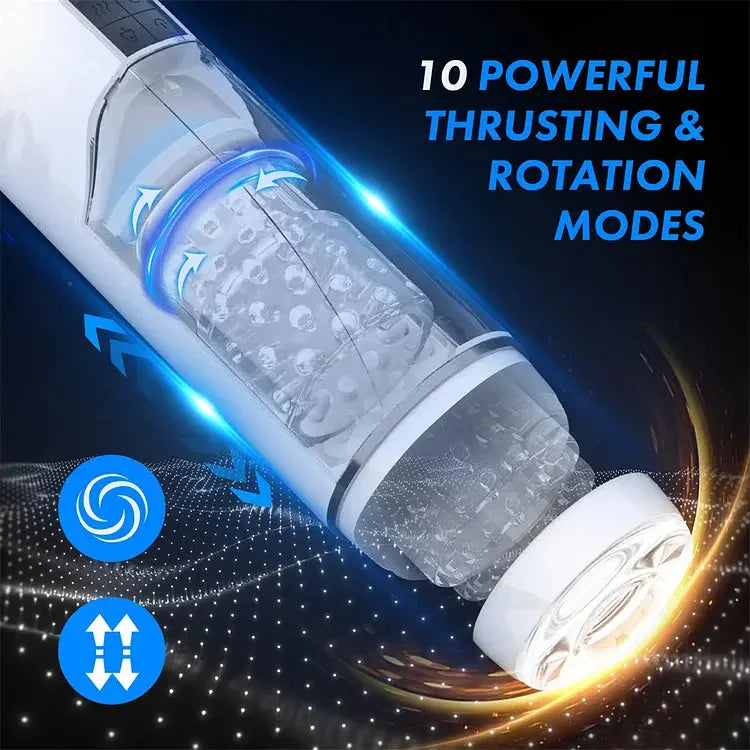 10 Frequency Telescopic Rotating Intelligent Articulation Masturbation Cup Sweetstoy