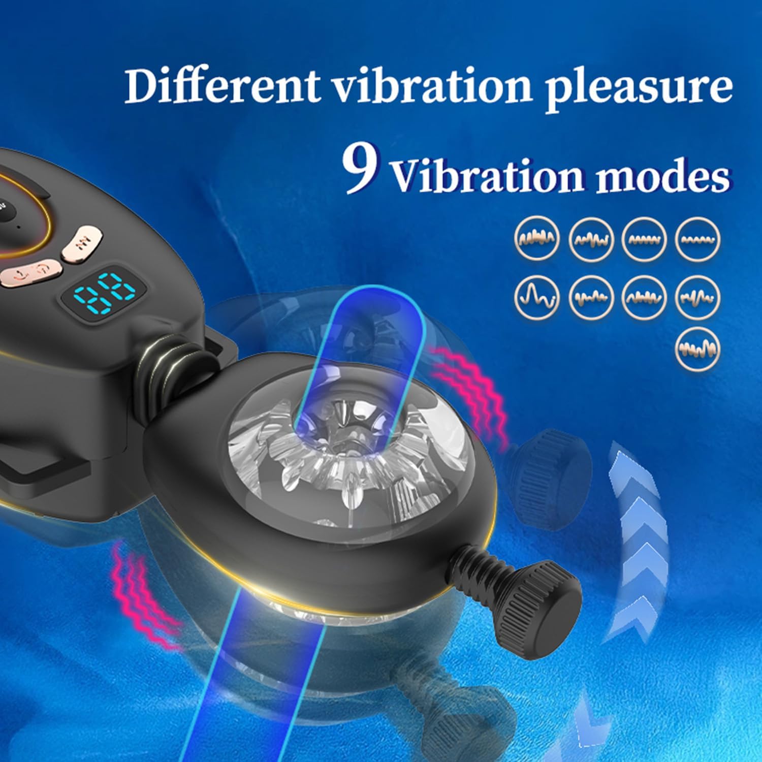 Belt-Driven Wearable Vibrating Stroker with Remote Control