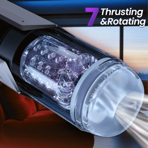 King – 4-in-1 Waterproof Automatic Masturbation Cup for Men