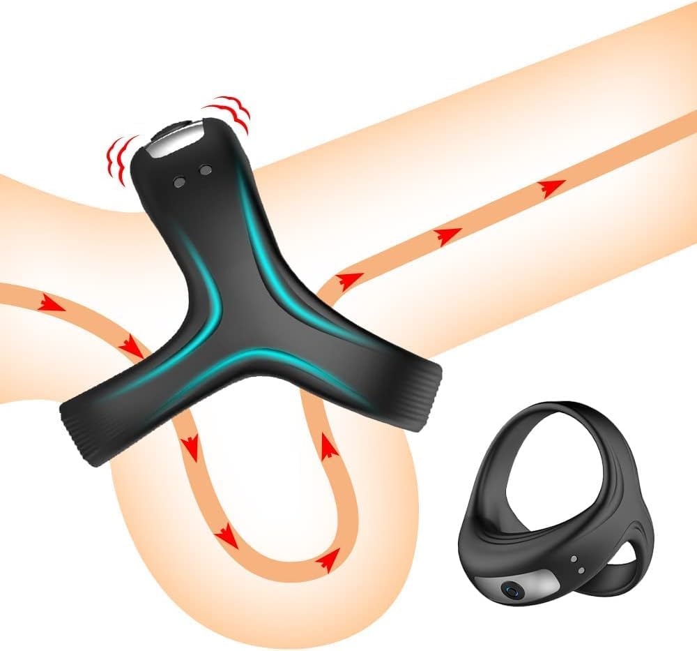 Electric Cock Ring for Man Delay Ejaculation 10 Vibrating Modes