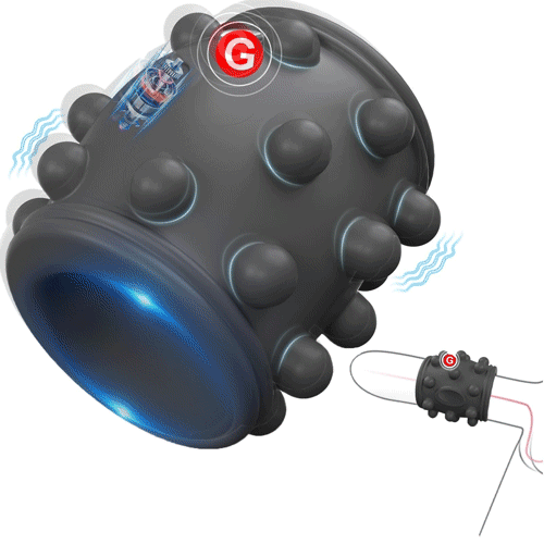 Vibrating Cock Ring for Shared G-Spot Stimulation
