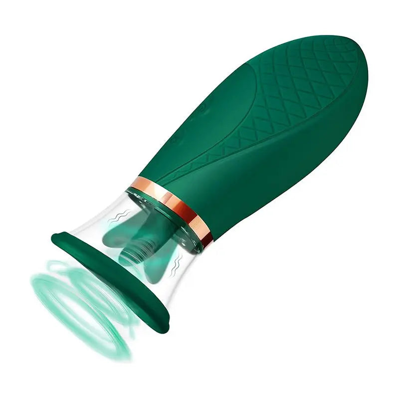 【NEW】3 in 1 Tongue Sucking And Licking Clit Or Nipple Stimulator-3 suction and 9 Vibrator Sweetstoy