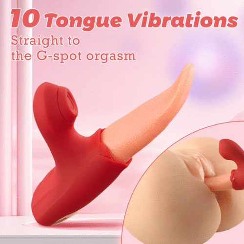 Upgraded 2-in-1 Flapping Tongue & Clit Sucking G-Spot Vibrator