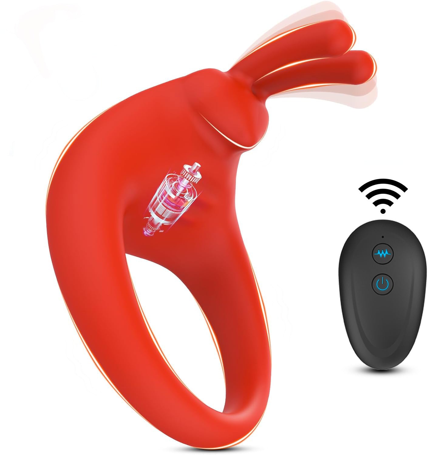 Penis Ring Vibrator Wireless Remote Control Clitoris Stimulation Delay Ejaculation Enlargement Erection For Men