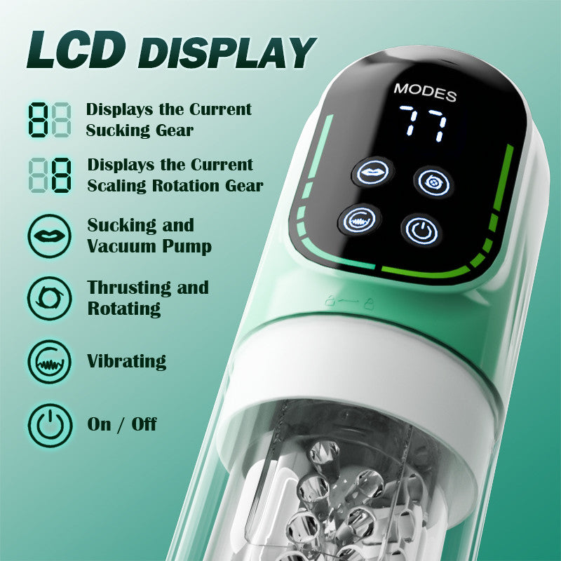 Smart 5-in-1 Male Masturbator with Air Suction