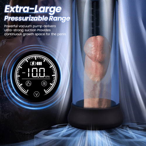 BathFun Smart Waterproof Penis Pump – Powerful Vacuum Training System for Enhanced Performance