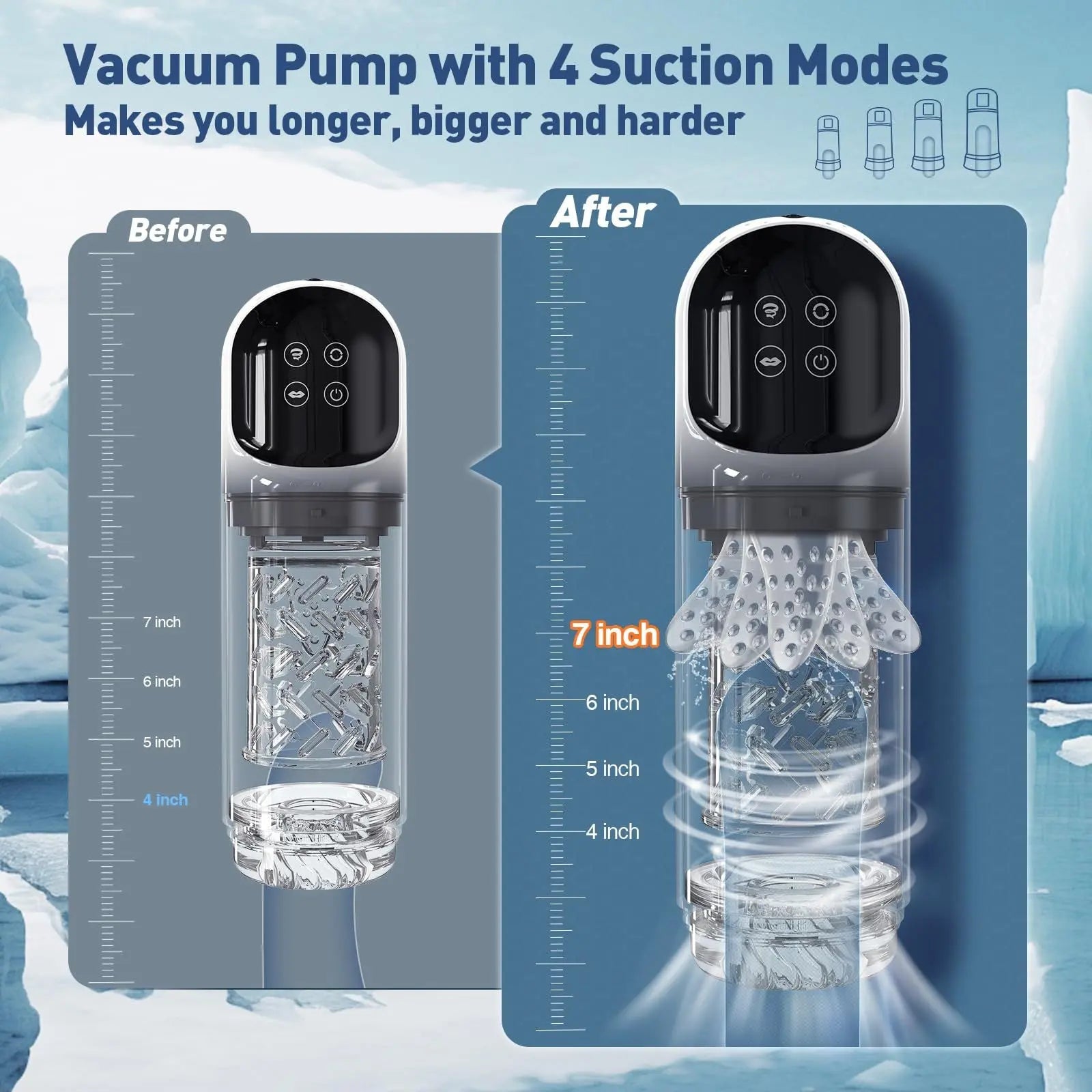 Ariel - 7 Sucking & Licking & Rotating  Vacuum Pump Masturbation Cup Sweetstoy
