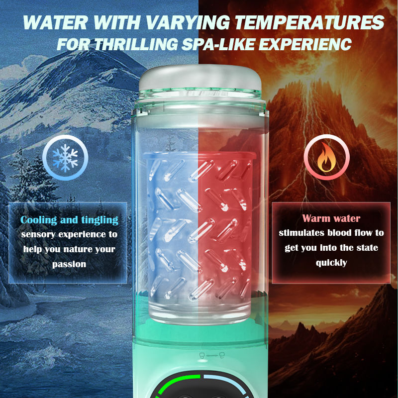 Smart 5-in-1 Male Masturbator with Air Suction